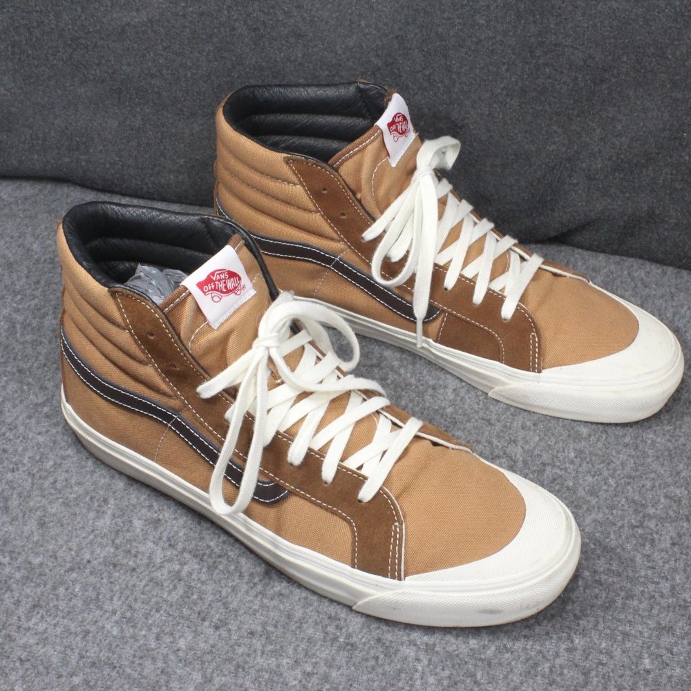 Vans Vault OG Style 138 LX Sneakers/Shoes Brown White Men's Size 11.5